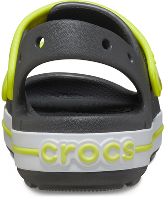 Crocs Crocband Cruiser Kids Sandaler, Slate Grey/Acidity