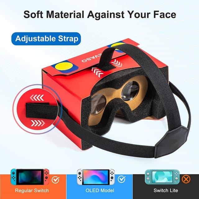 Kompatibel med Nintendo Switch LCD / OLED VR-briller Virtual Reality-briller