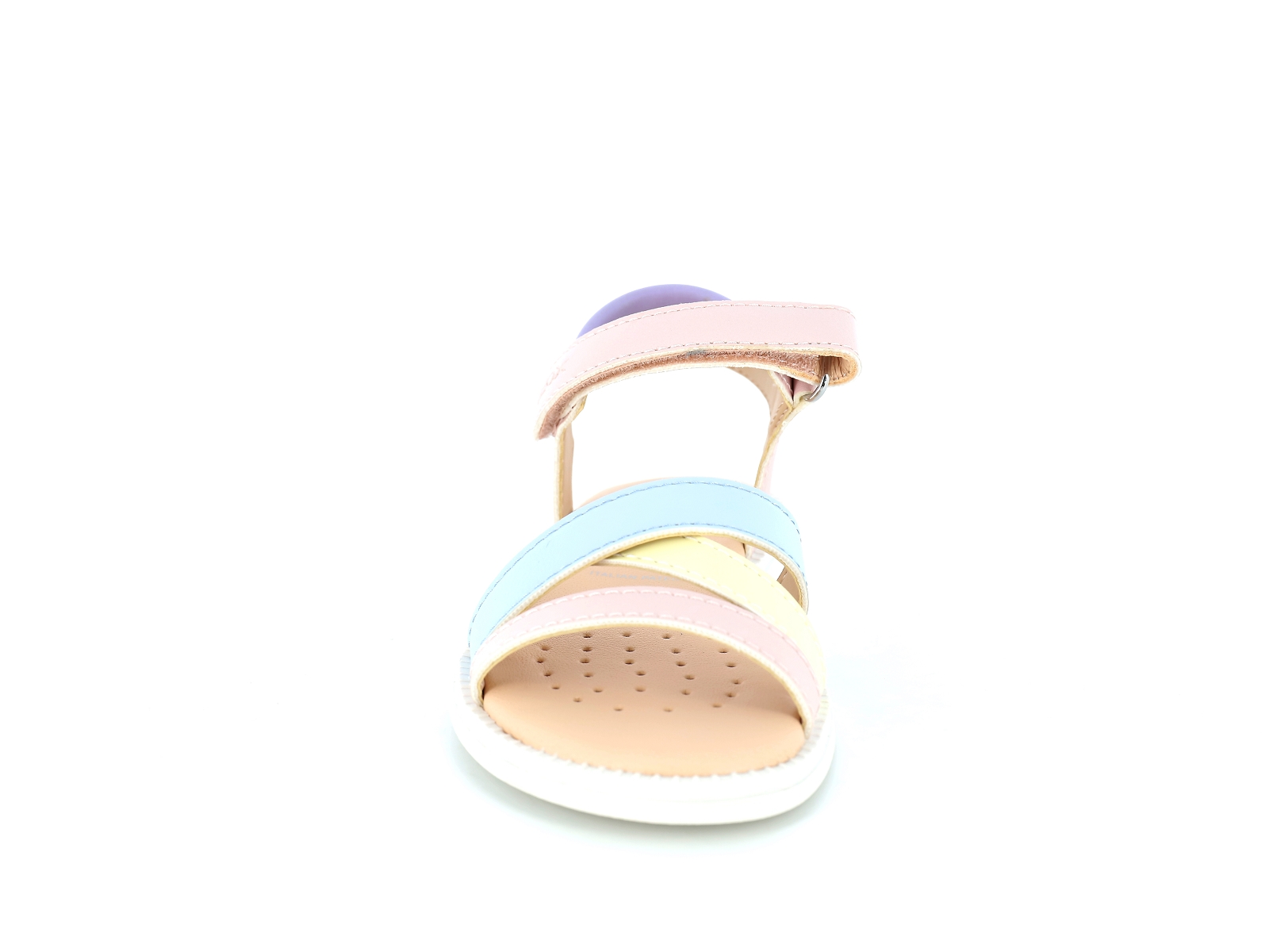Geox-J KARLY GIRL-J5235D Cuir Rose Pâle