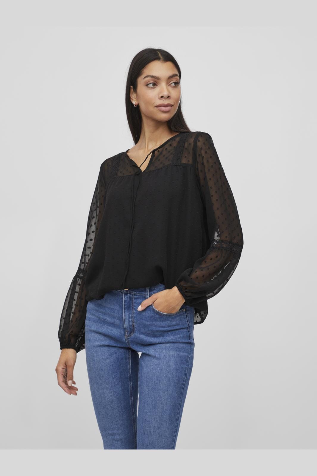 Vila Viedee L/S Top 4118703 black