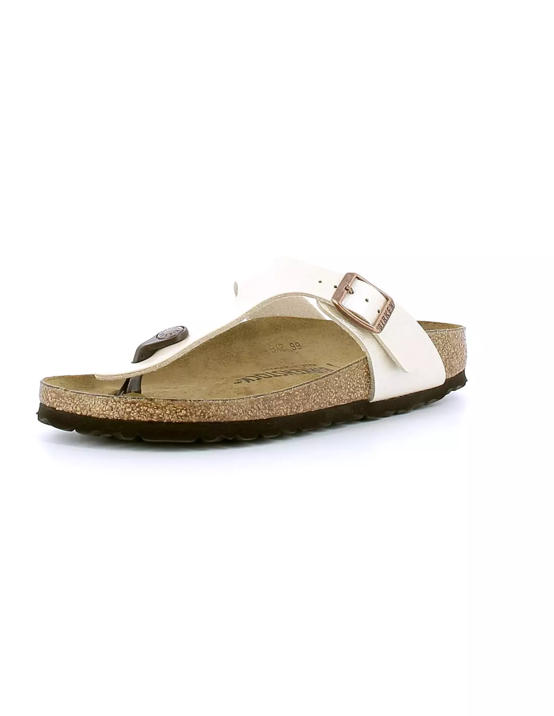 BIRKENSTOCK GIZEH - Sandales & nu-pieds GRACEFULPEARLWHITE