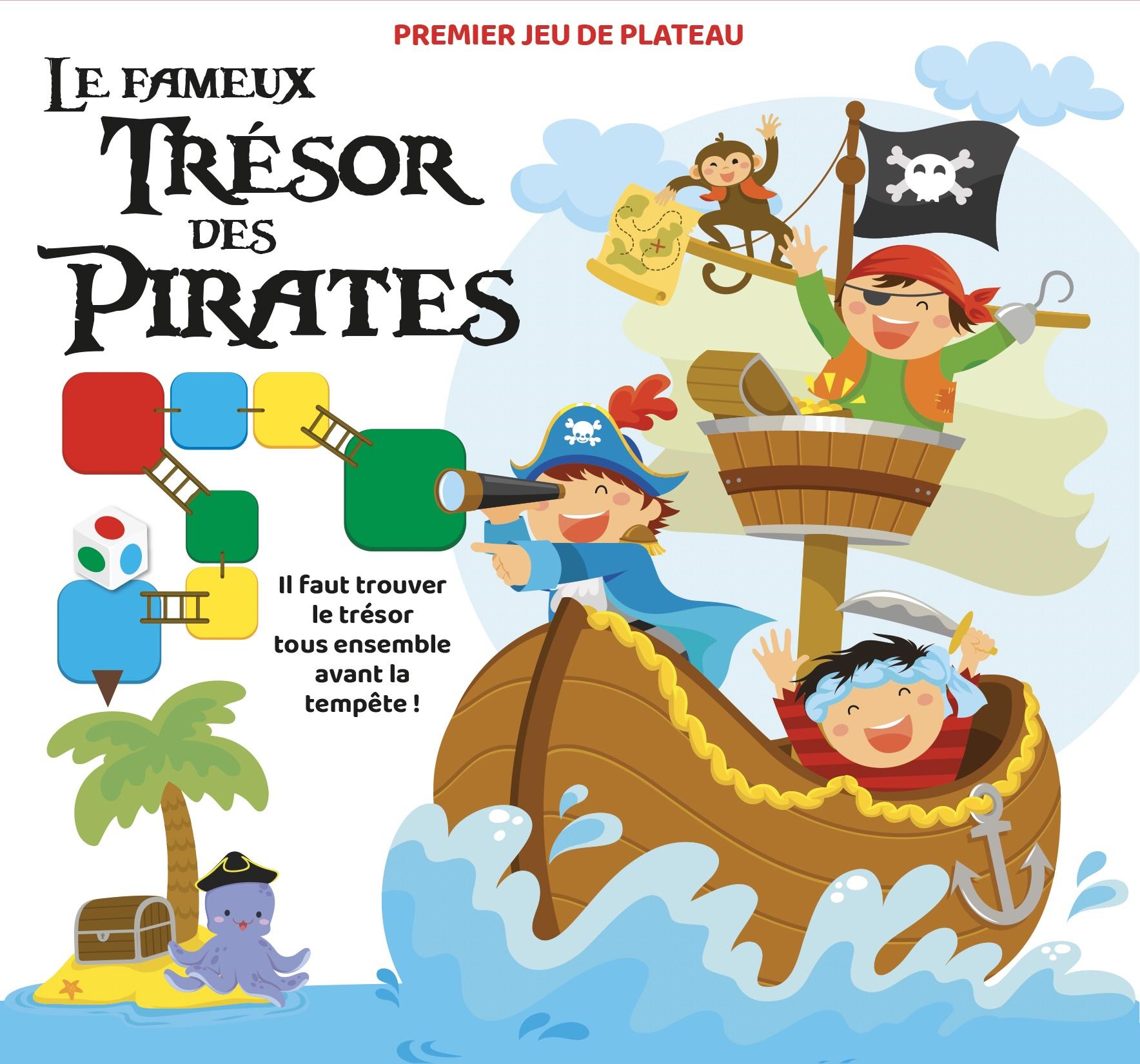 TRESOR PIRATES BOITE DE JEU PLATEAU