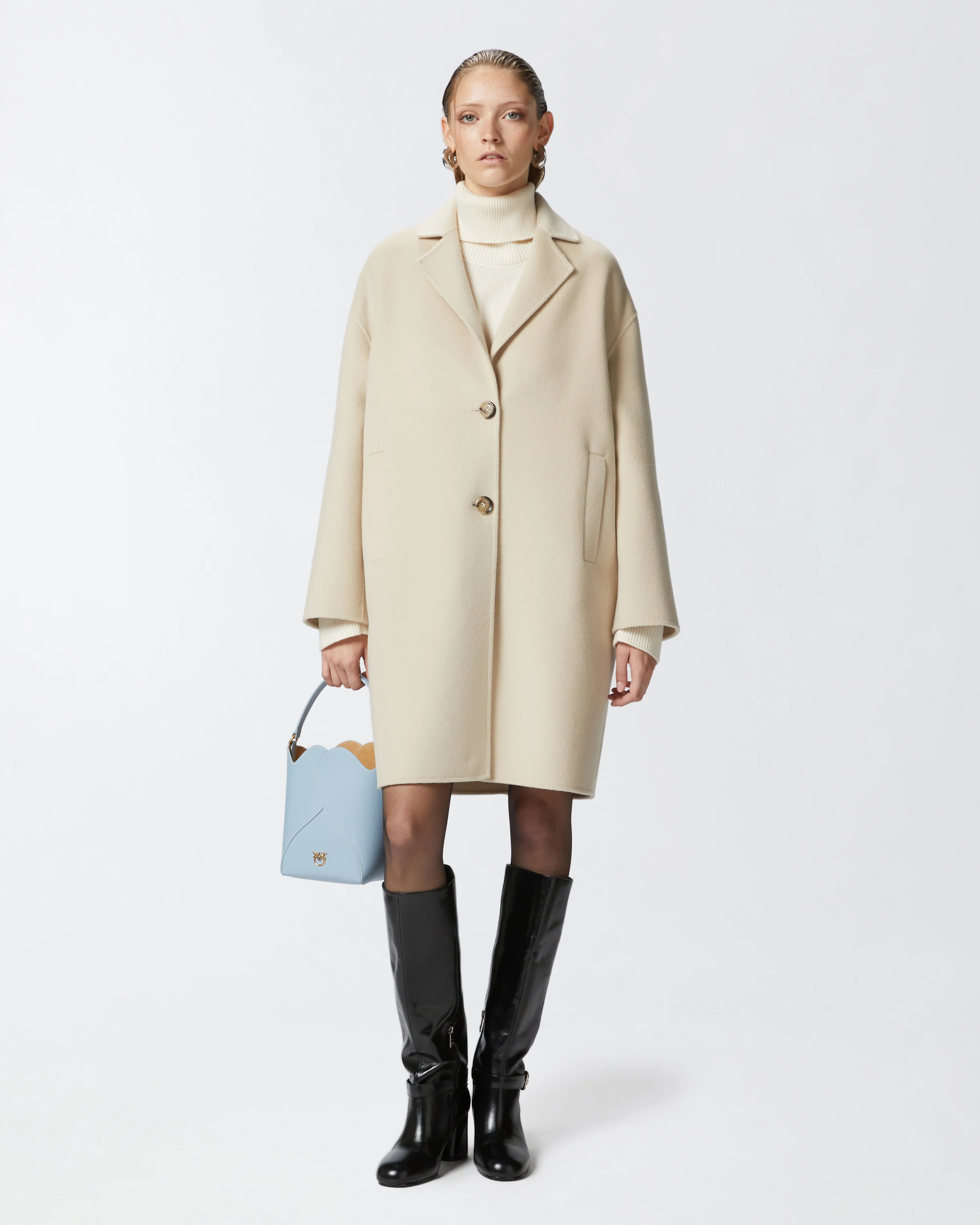 Manteau droit classique | Beige