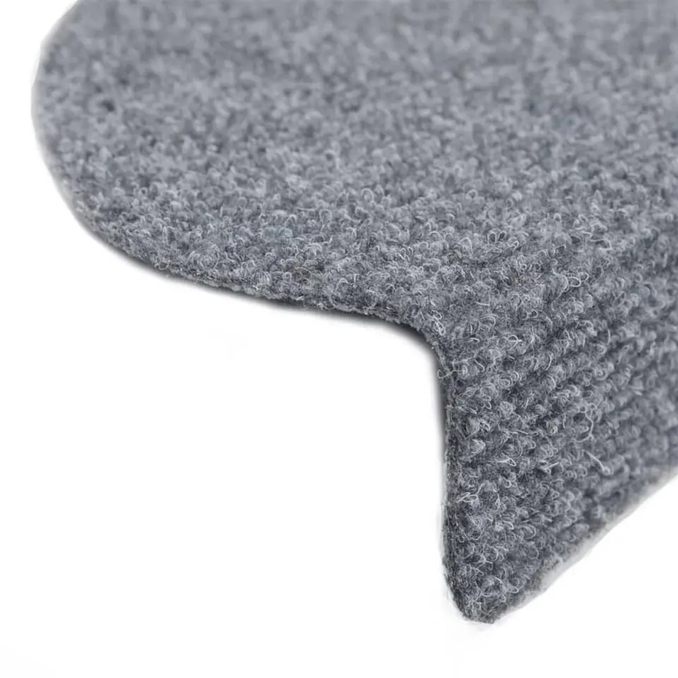 vidaXL - Trapmat - Grijs - Polypropyleen - 56 x 17 x 3 cm - 10 stuks