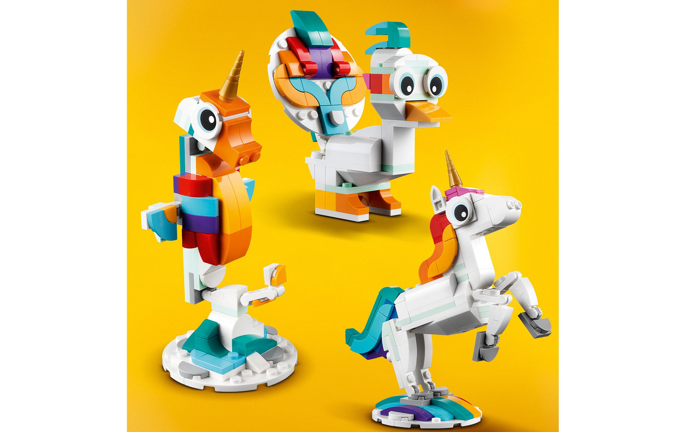 Creator Magisches Einhorn 311403 mythische Tiere in 1 Set