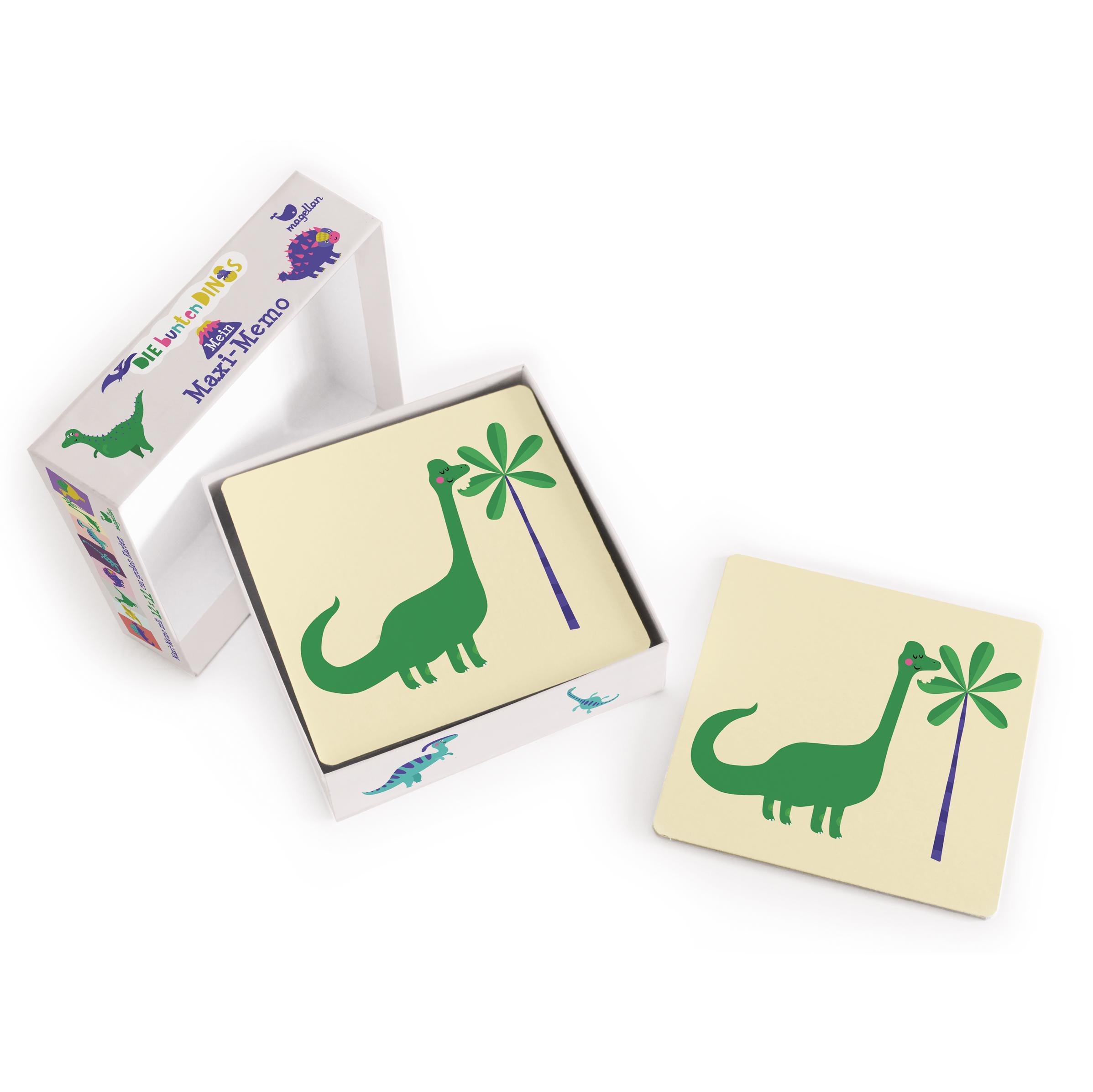 Die bunten Dinos – Mein Maxi-Memo