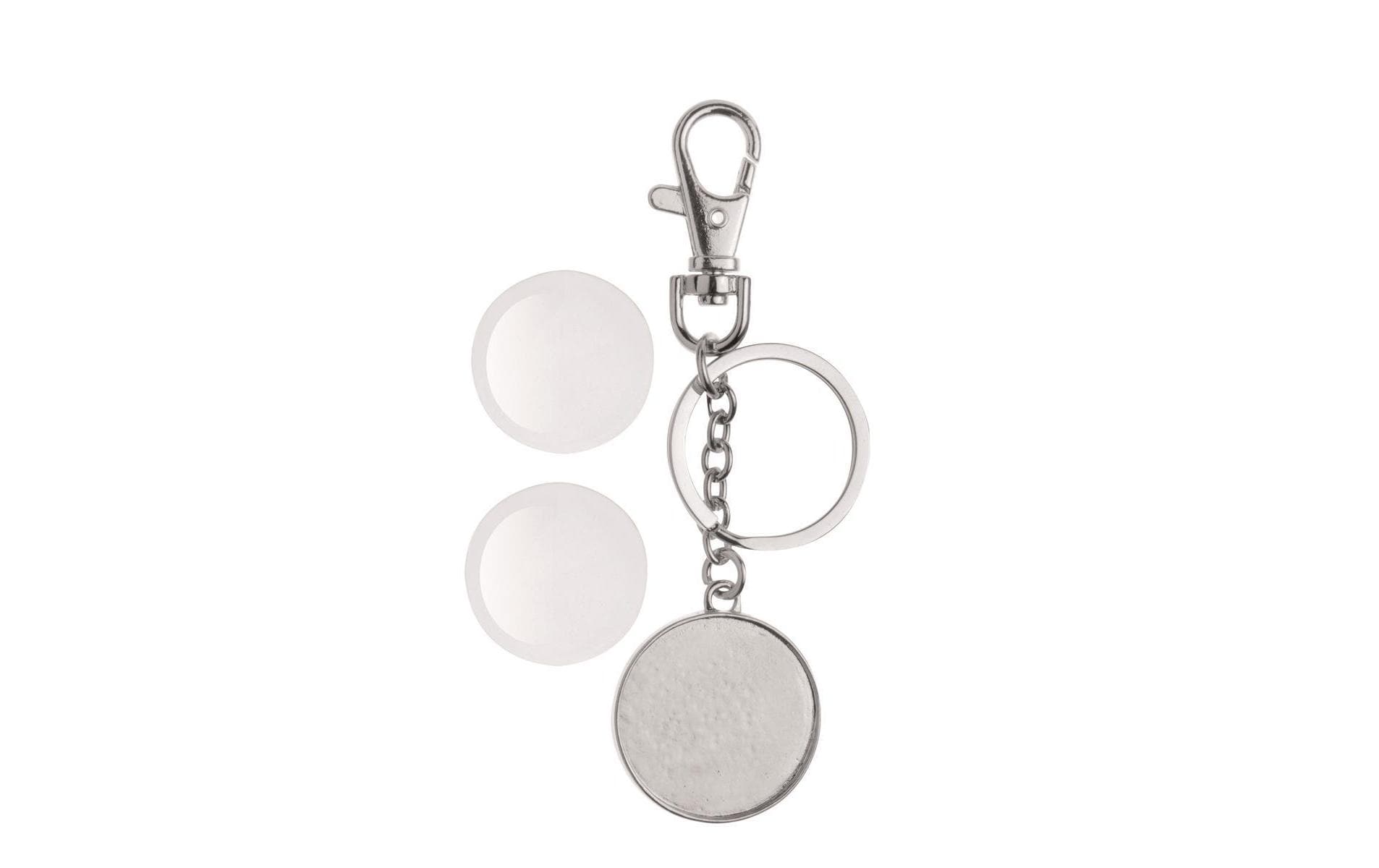 Schlüsselanhänger Cabochon Doppelseitig, Ø 32 mmCabochon - Schmuck zum Selbstgestalten
