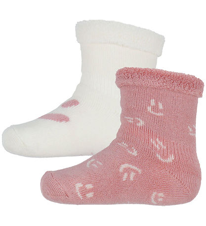 Molo Socken - Bambus - 2er-Pack - Nodda - Flamingo Feder