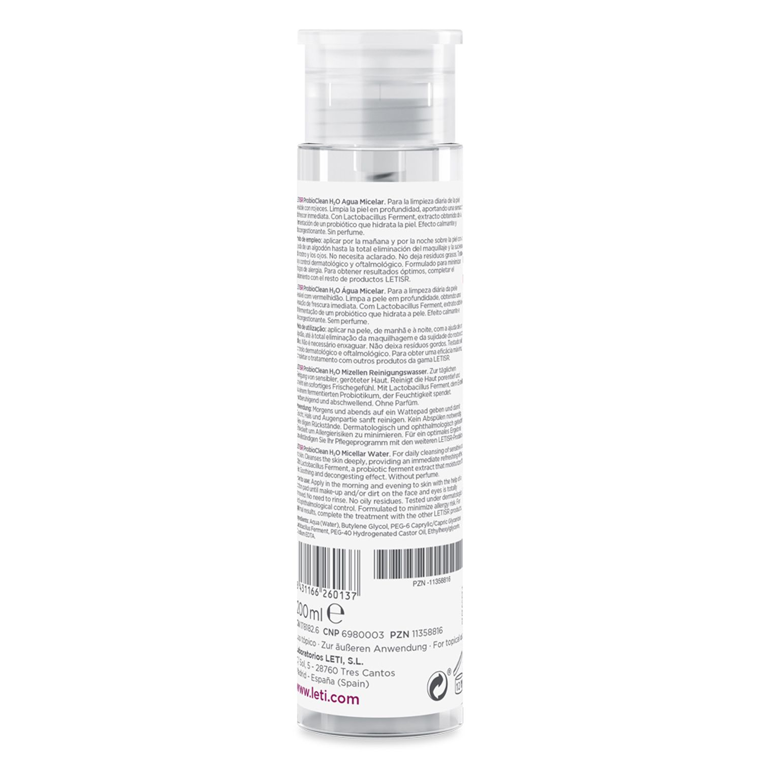 LETI SR ProbioClean H2O Reinigungswasser
