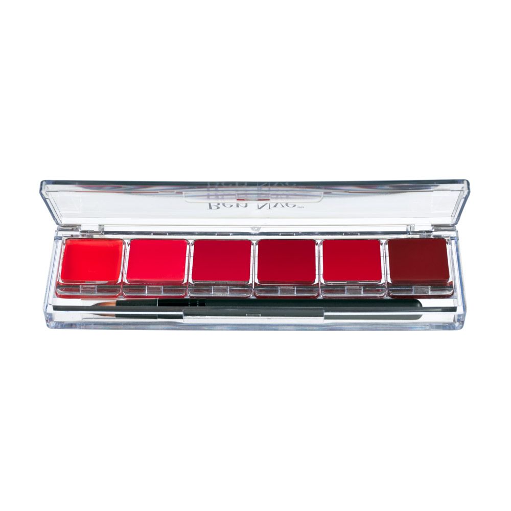 Ben Nye - LSP6 Red Lip Colour, 6er Palette