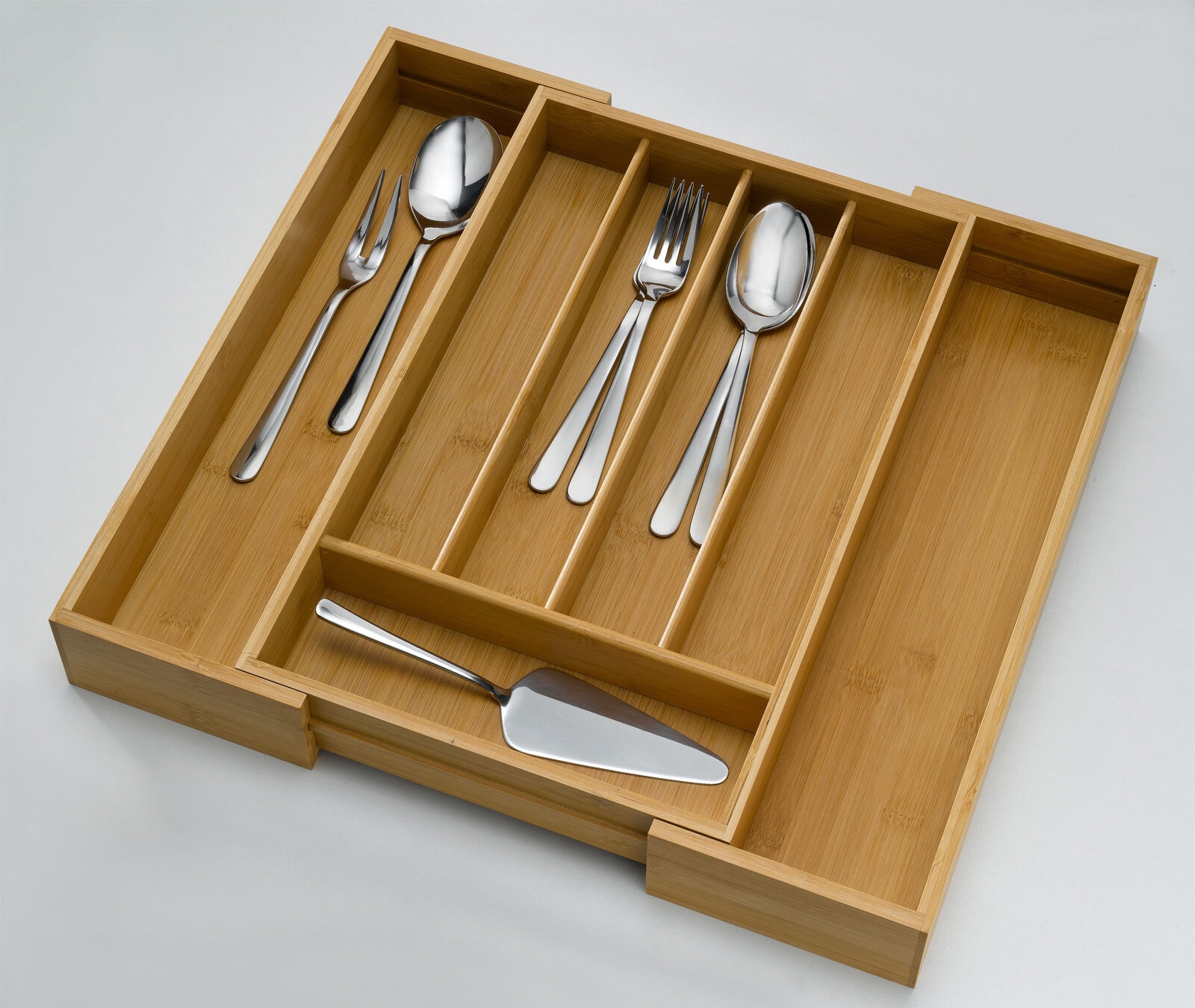 casaNOVA Besteckkasten 40,5 x 26,5 cm Bambusholz