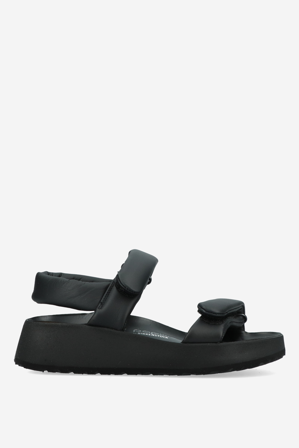 Theda puff leather platform sandals