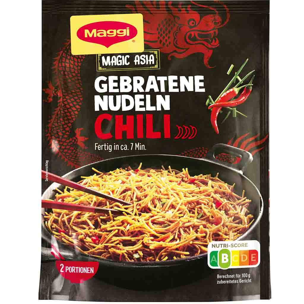 Maggi Magic Asia gebratene Nudeln Chili 122g MHD:30.10.25