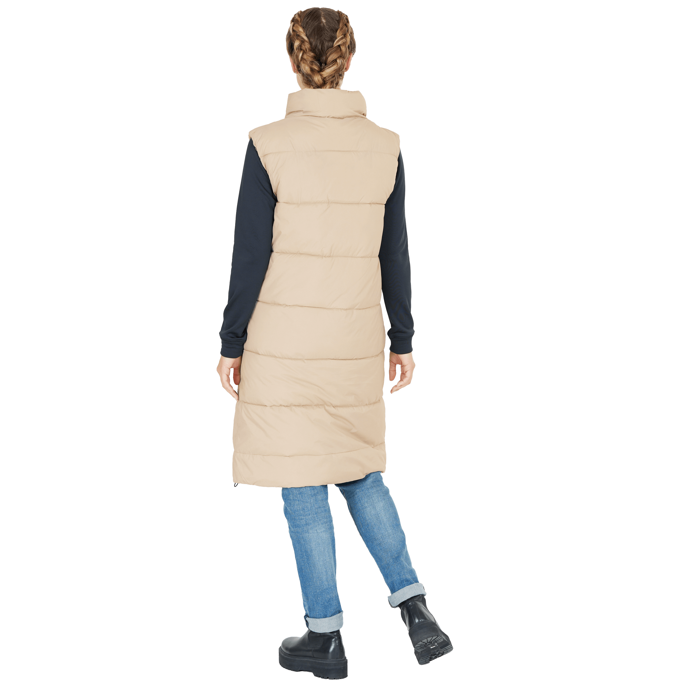 Vertical Amaretton W Long Puffer Vest - Jakke