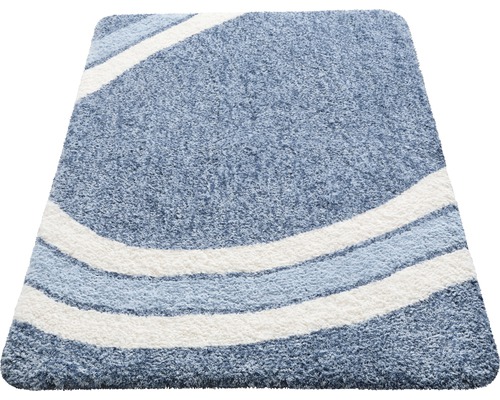 Badmat Spirella Curve 55 x 65 cm blauw