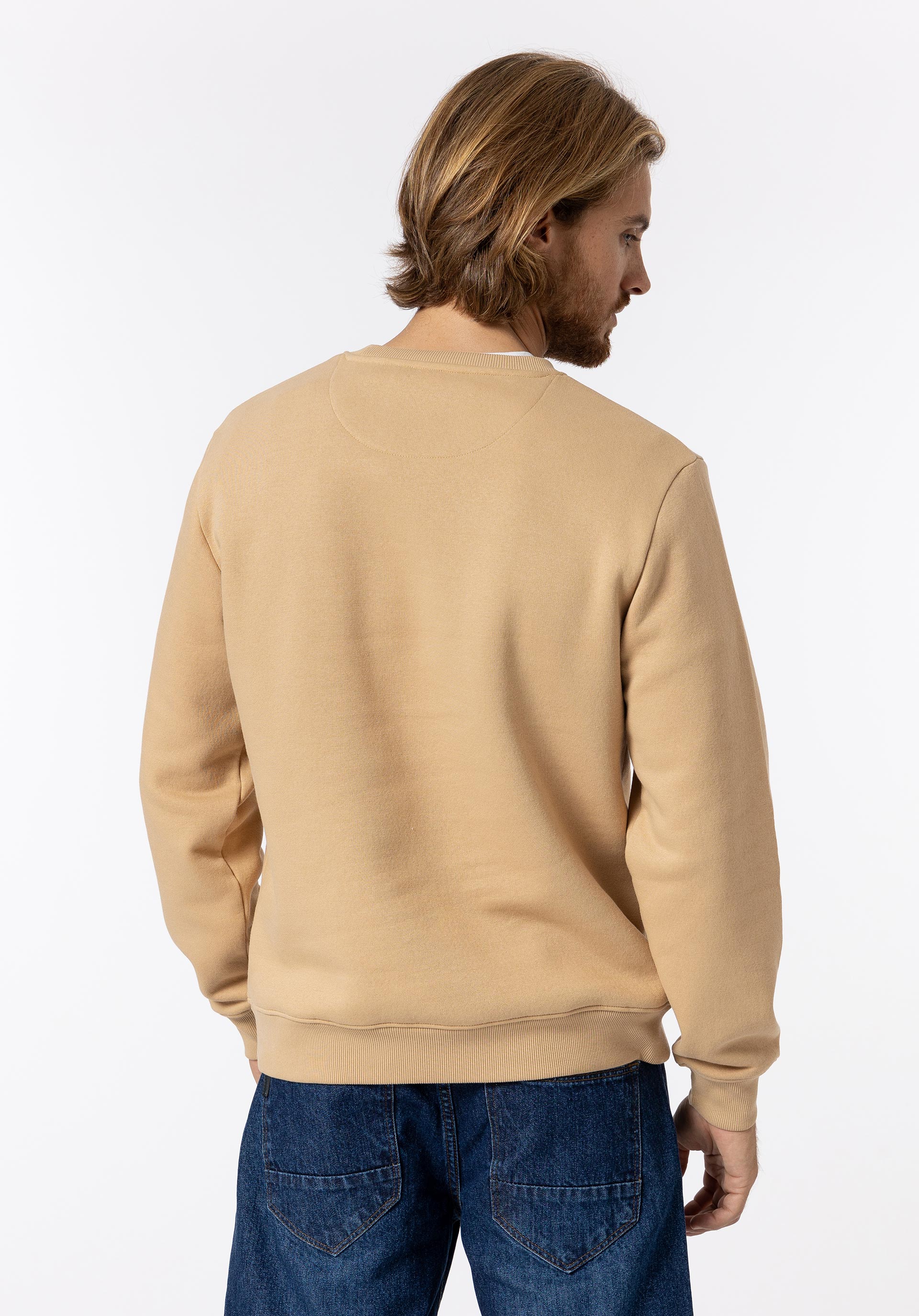 Sweatshirt com Texto Bordado