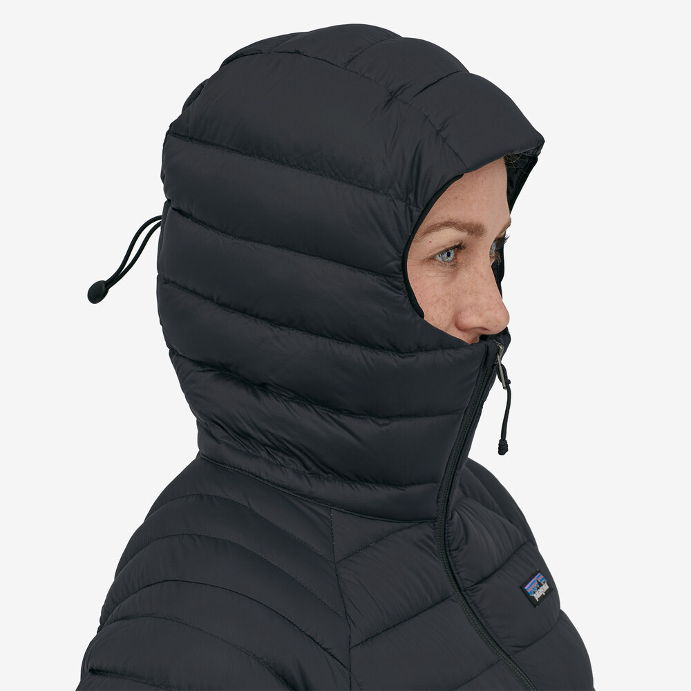 Damen-Daunenpullover mit Kapuze