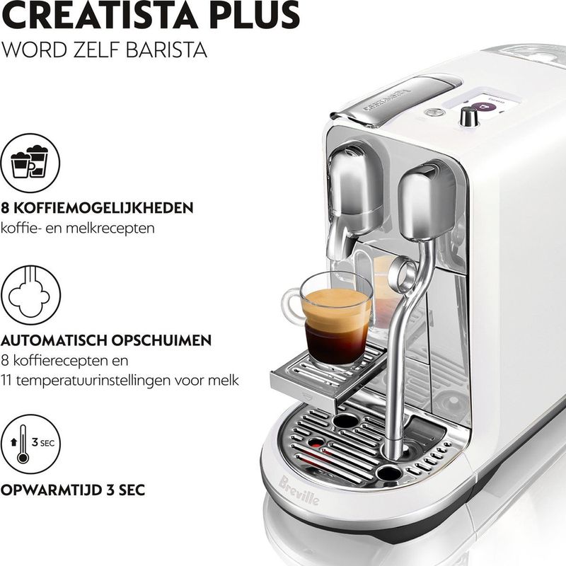 Sage - Creatista Plus - Koffiezetapparaat - Sea Salt