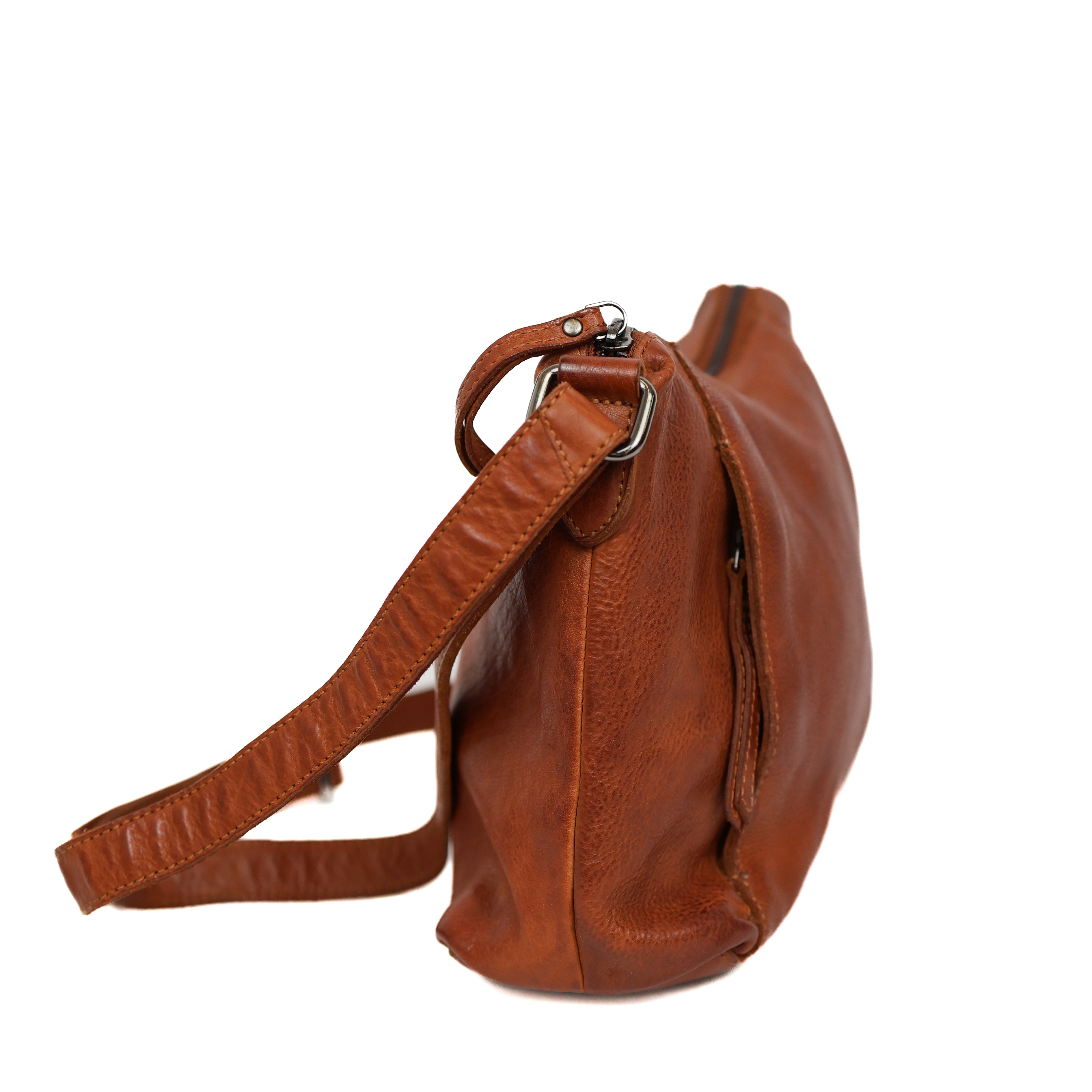 Schoudertas 'Stella' cognac Cognac