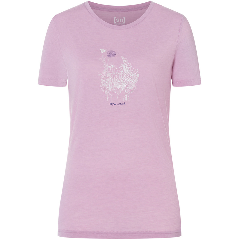 Super.Natural Damen Flowerhands T-Shirt