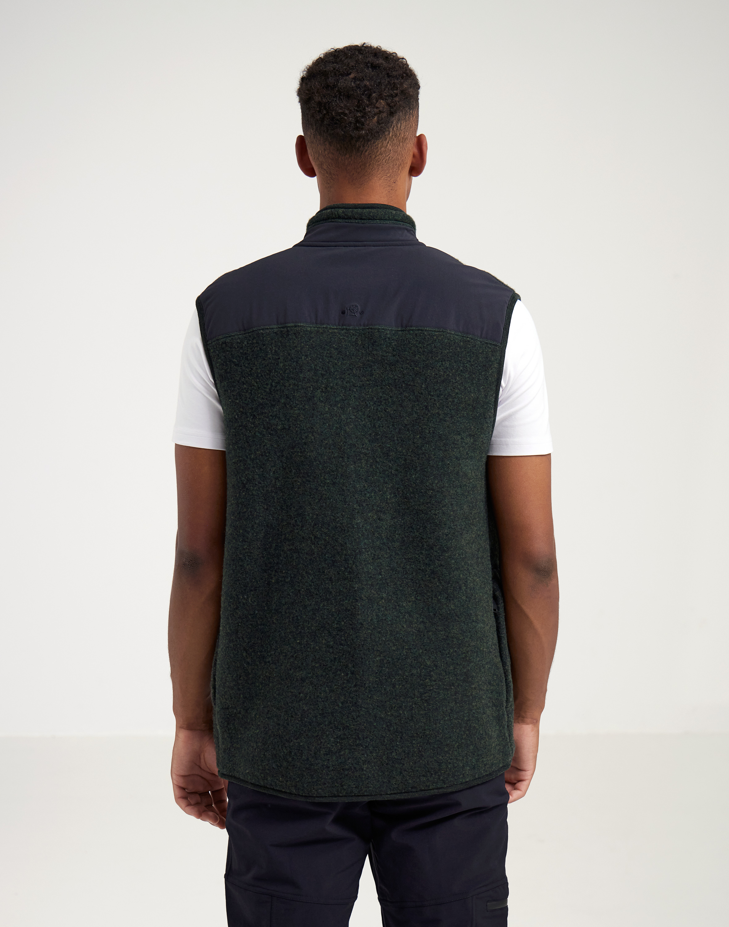 Bodywarmer van merinowolfleece voor heren - Gratis Verz