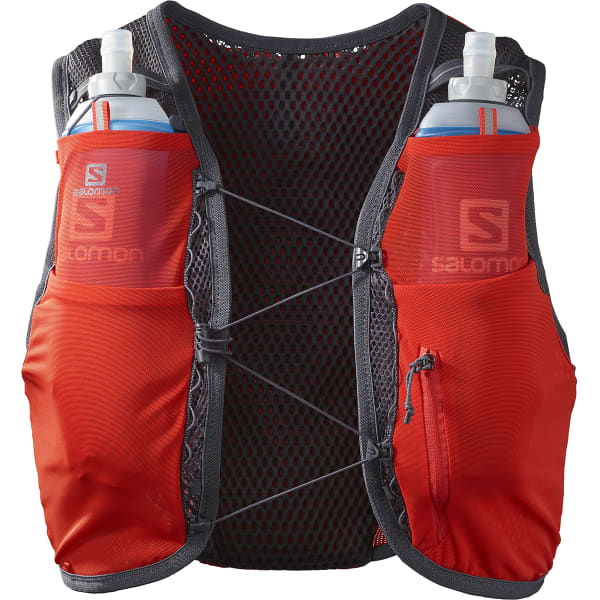 Sac trail SALOMON ACTIVE SKIN 8 SET FIERY RED/EBONY