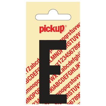 Pickup plakletter e 60 mm zwart