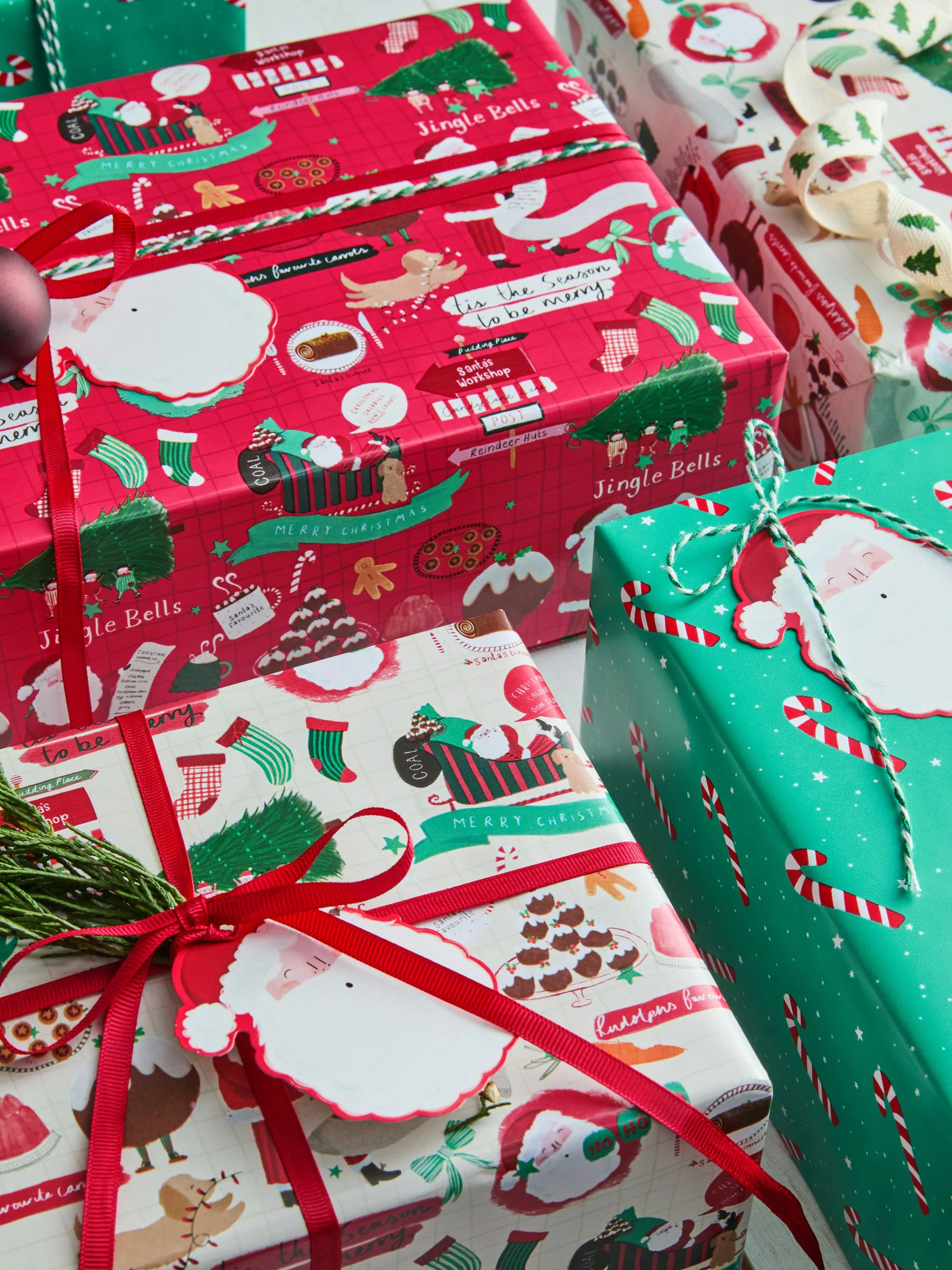 Inpakpapier voor kerstmis