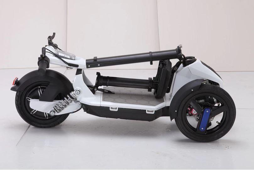 Trottinette Electrique 3 Roues Pliable Doohan ILark - Mini Scooter Hybride