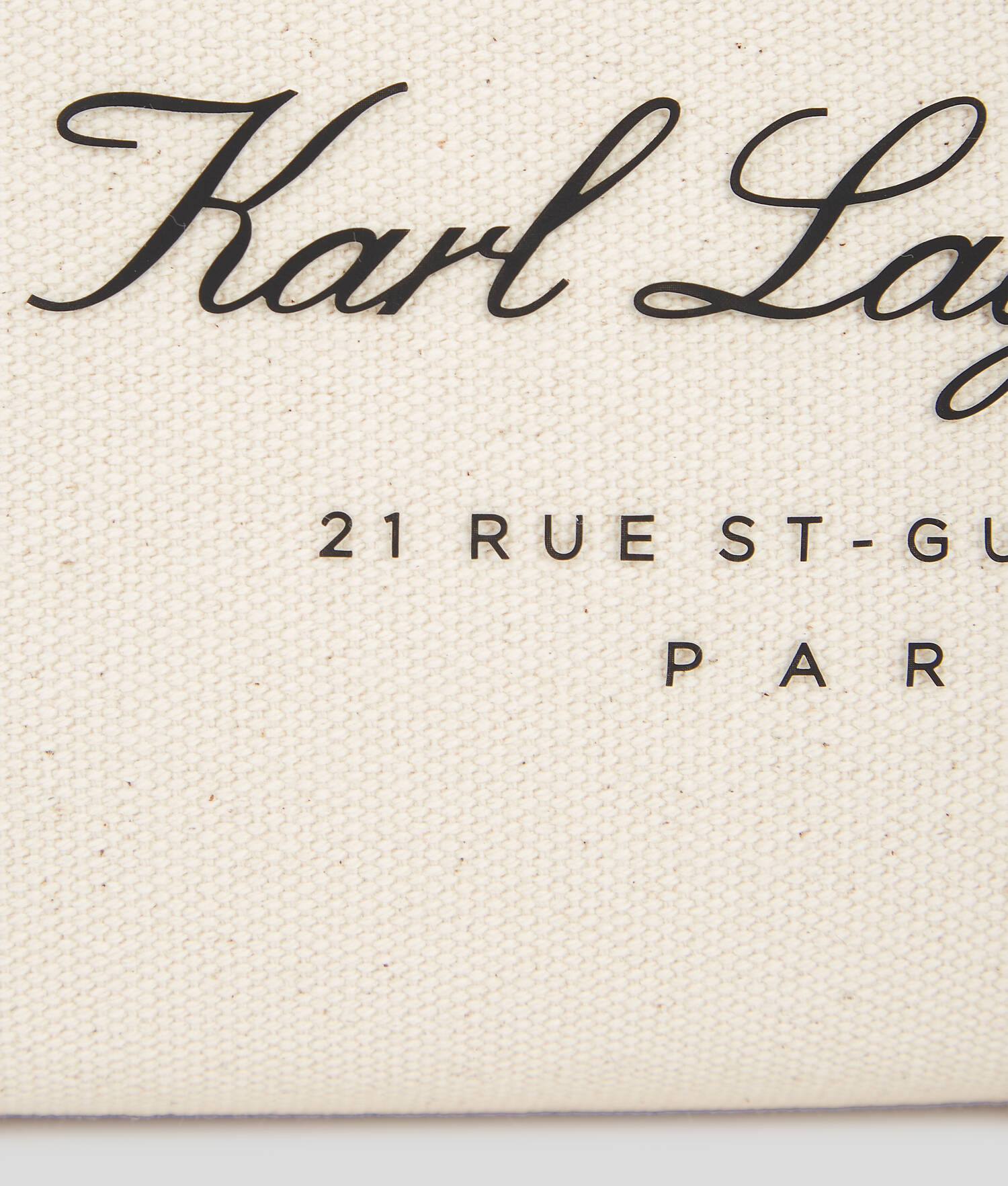 POCHETTE EN TOILE HOTEL KARL - Naturel