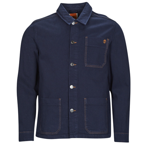 Timberland - WORK FOR THE FUTURE - COTTON HEMP DENIM CHORE JACKET - Denim