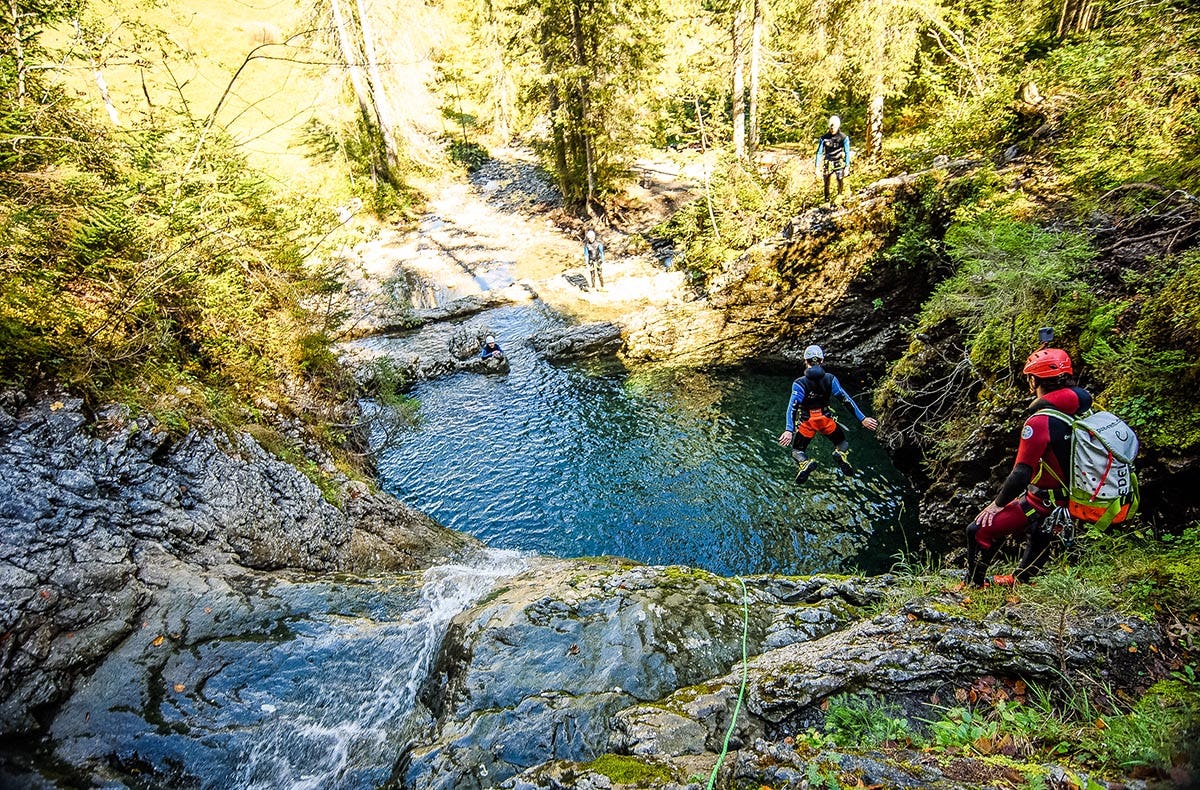 Canyoning Tour Kleinwalsertal