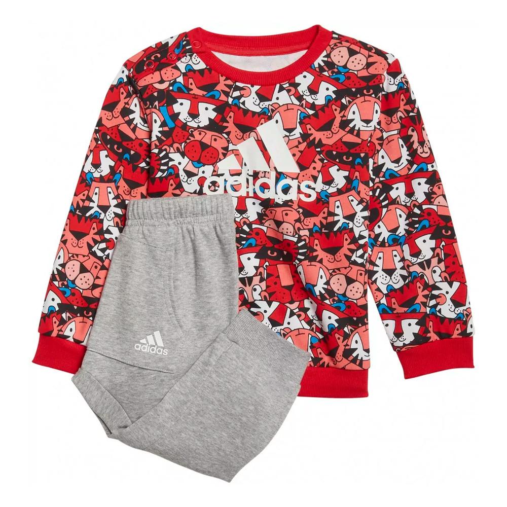 Adidas Ensemble de Survêtement Rouge/Gris Garçon Adidas HF1970