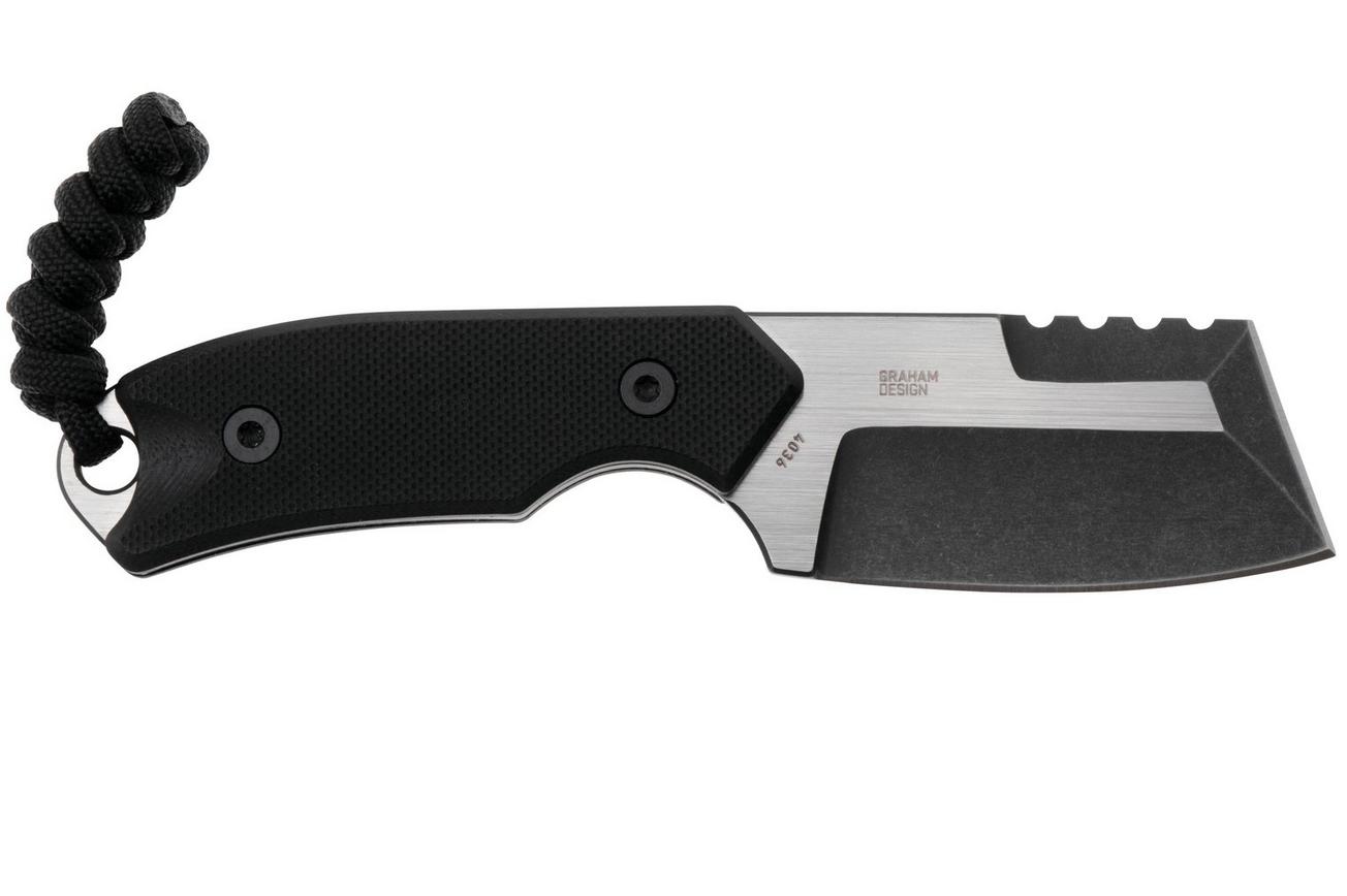 CRKT Razel Compact 4036 Black G10 vaststaand mes, Jon Graham design