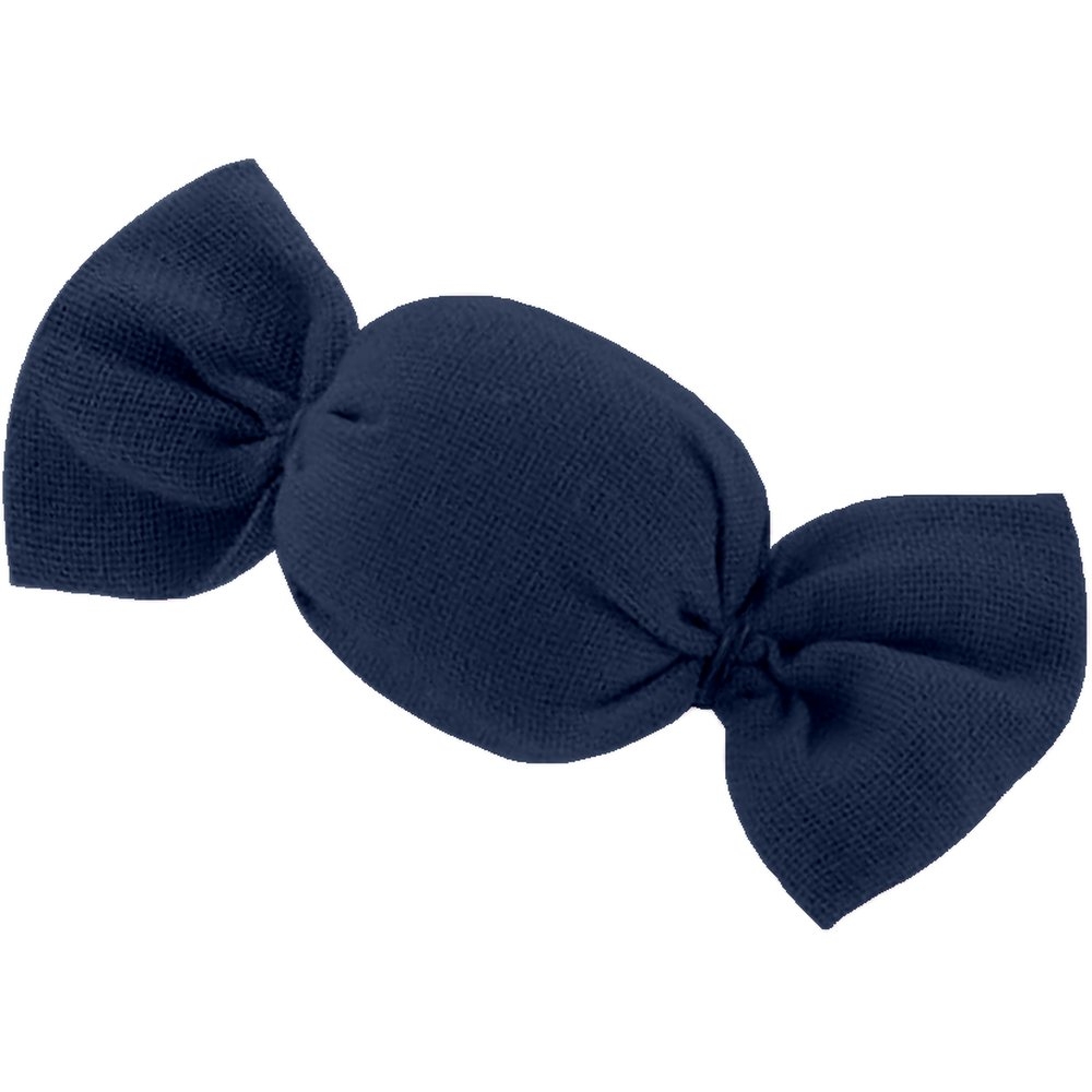 Petite Barrette Mini Bonbon Bleu Marine
