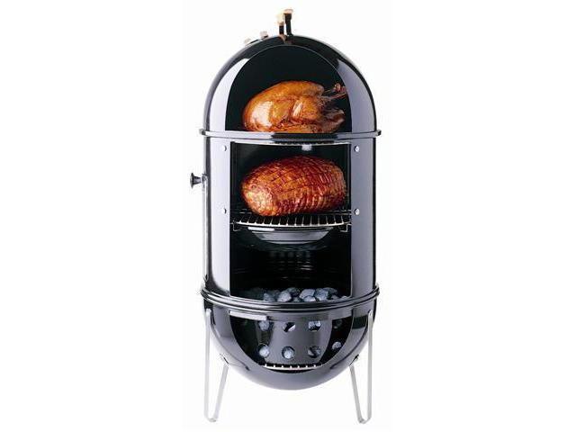 Weber Smoker Smokey Mountain Cooker Ø 47 cm Kompakter Doppeldecker-Räucherofen