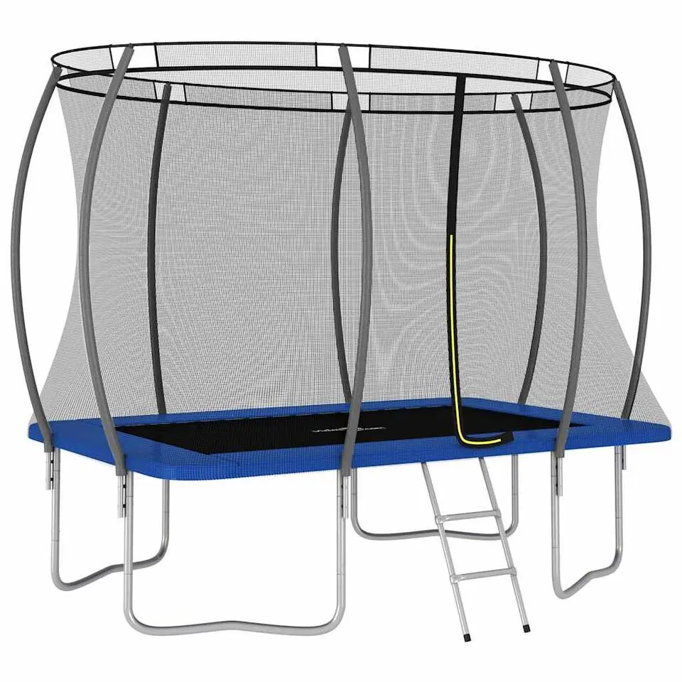 vidaXL - Trampolineset - Blauw - 274 x 183 x 76 cm