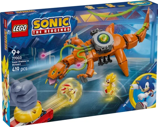 LEGO Sonic 77003 Super Shadow mod Biolizard
