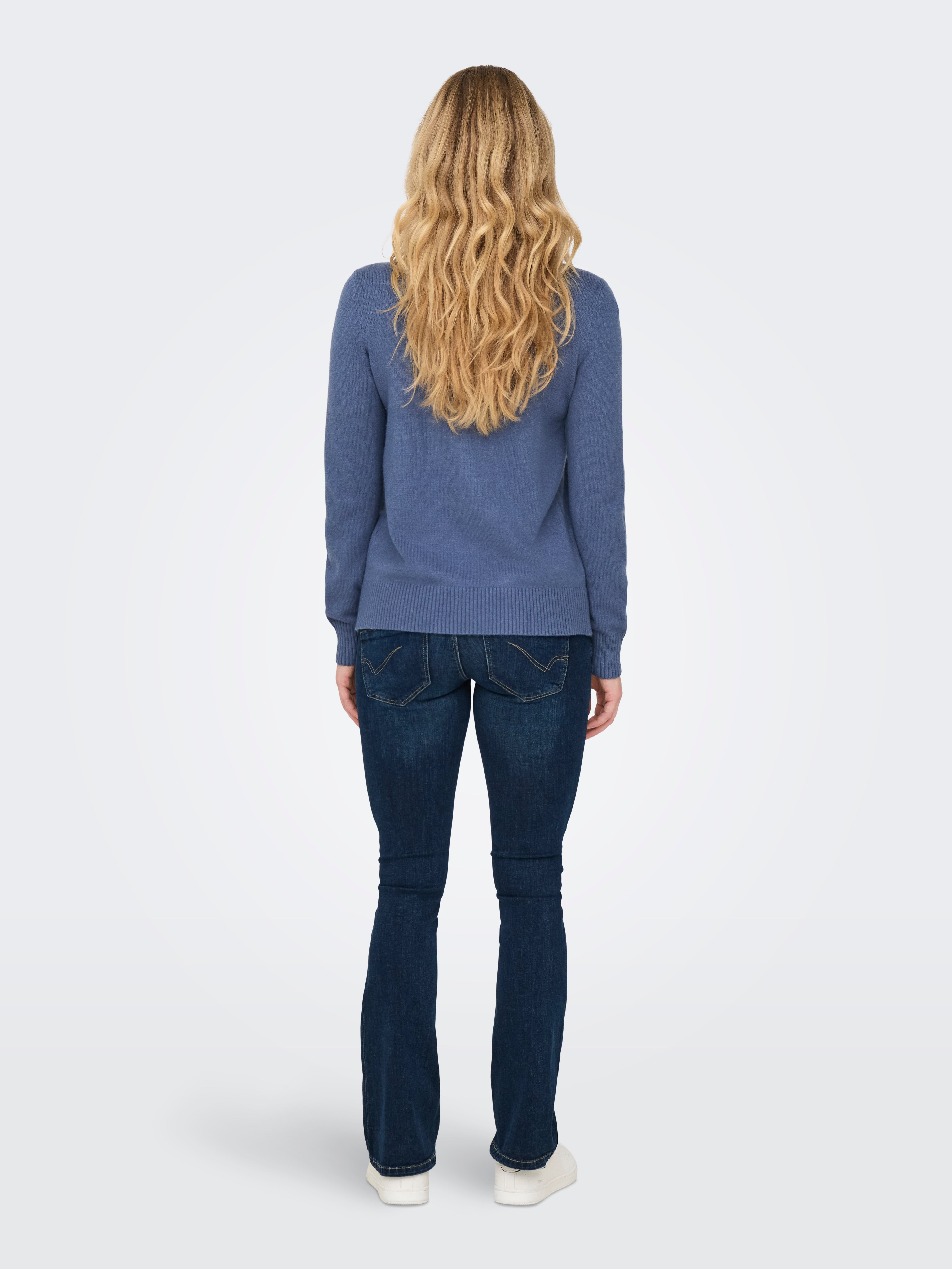 OLMCAPUCINE Strickpullover Vintage Indigo
