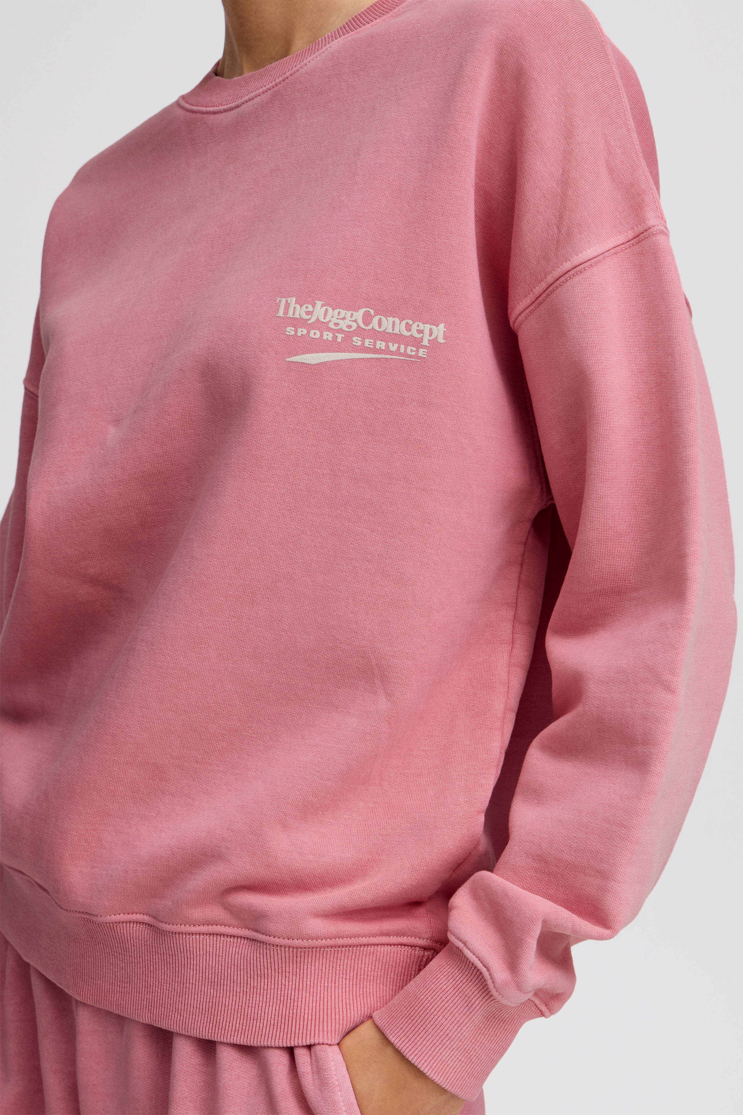 TheJoggConcept sportsweater JCRUBI roze