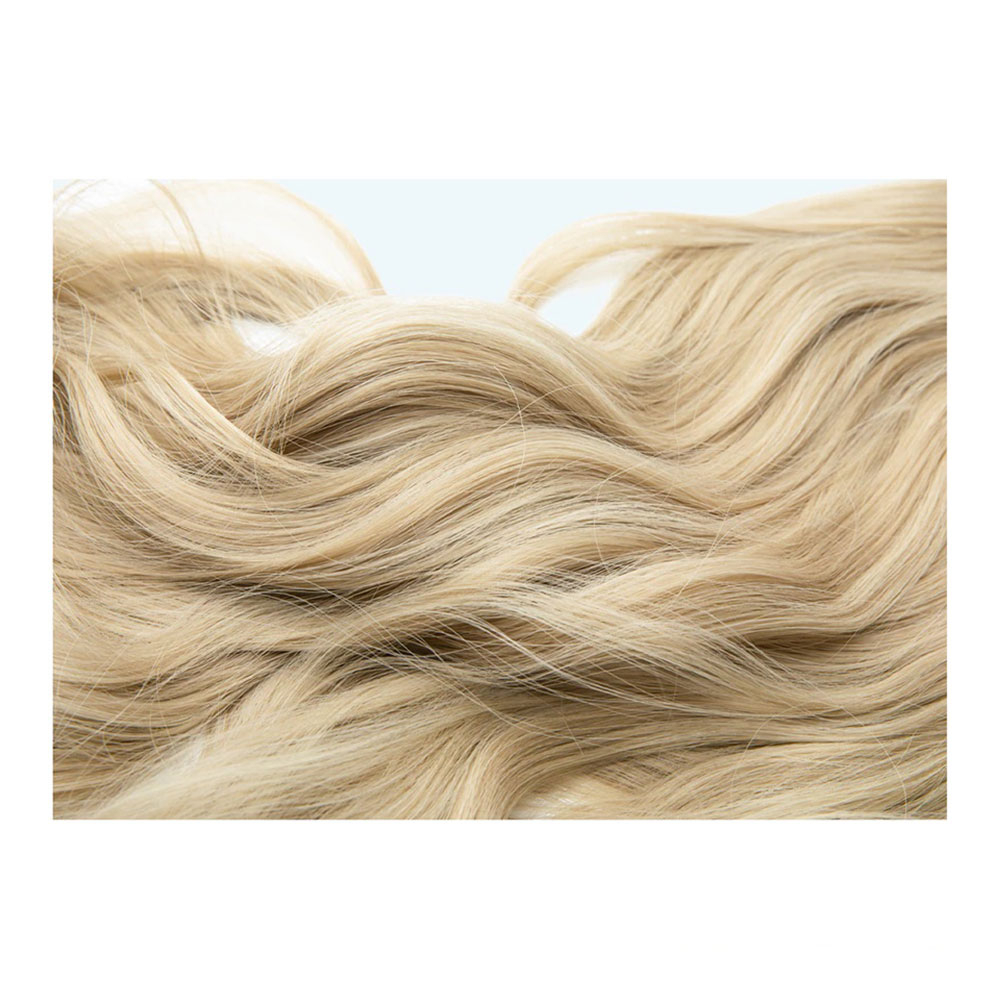 (55cm) Kunsthaar Extensions Halo-Haarverlängerung ohne Clip - Schwarz / Braun