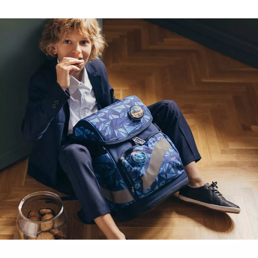 Belmil Schulranzen Premium Smarty Plus Set 5-teilig Glacier Blue