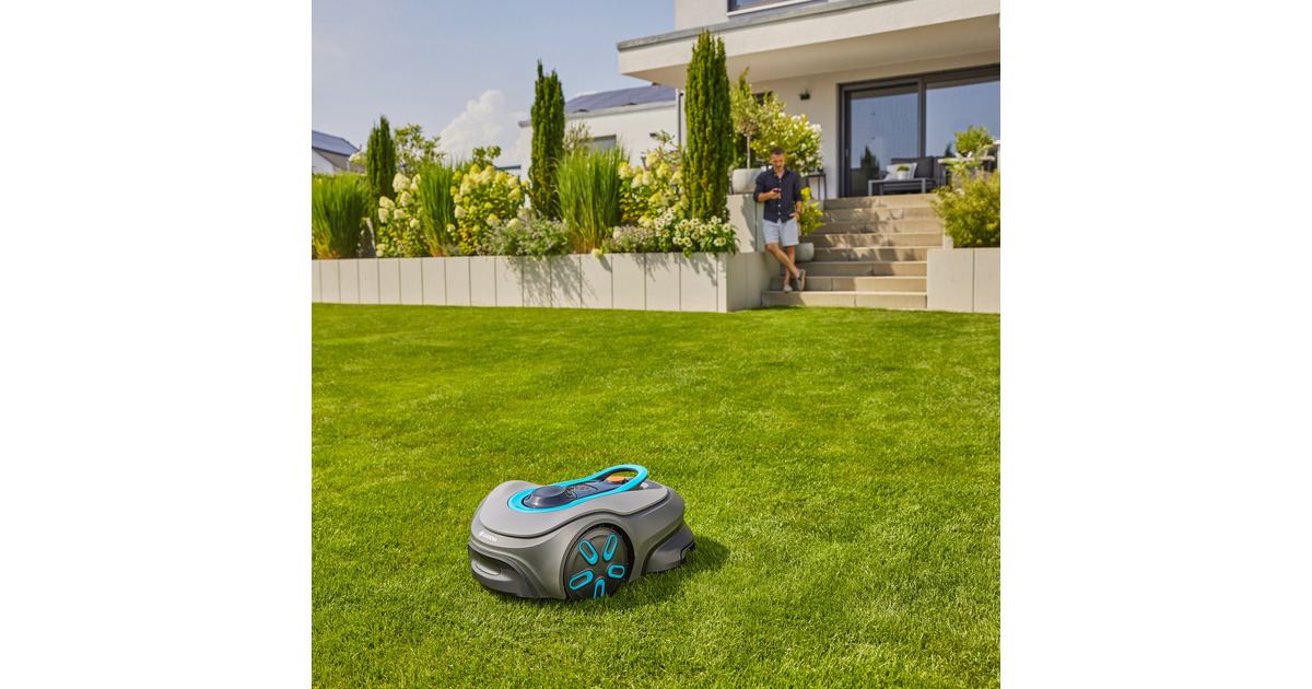 GARDENARobotmaaier smart SILENO free 800 m²  (Zwart)