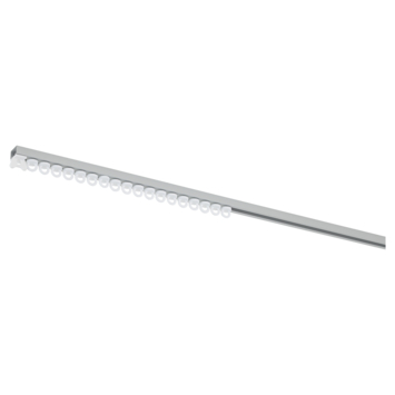 Intensions complete set gordijnrail Basic aluminium 200 cm