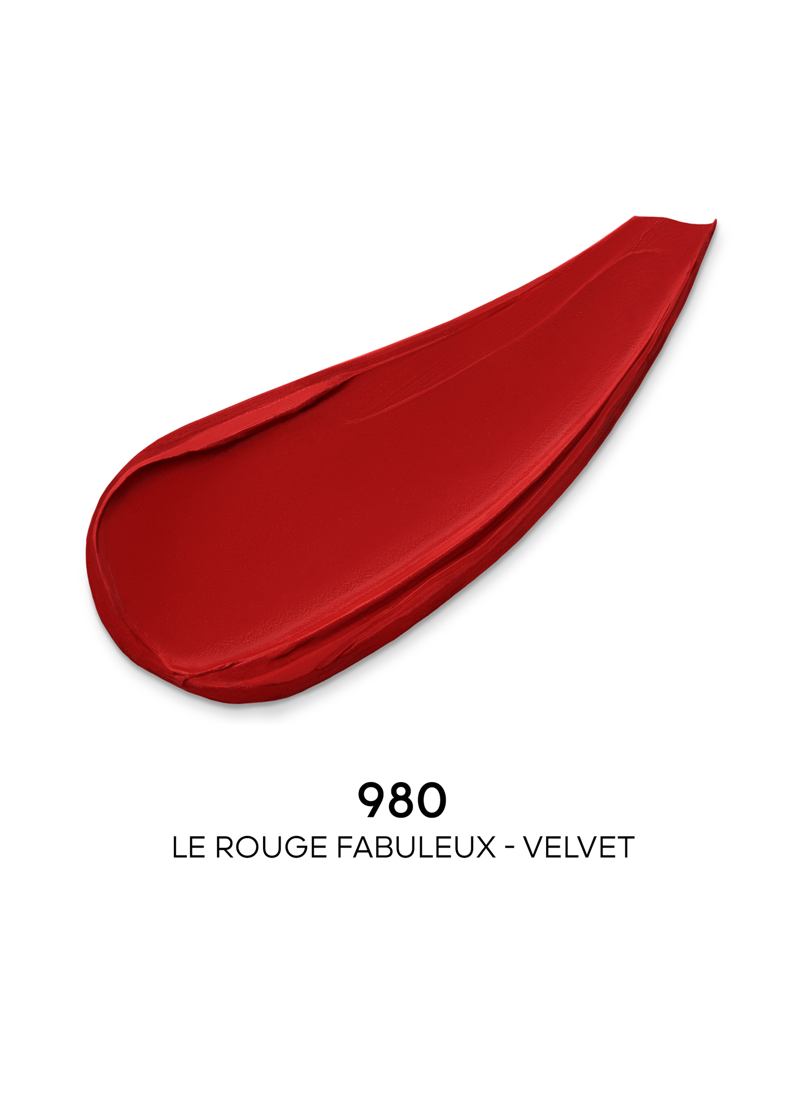 ROUGE G La rechargeLe rouge à lèvres soin personnalisable |- 980 LE ROUGE FABULEUX - VELVET