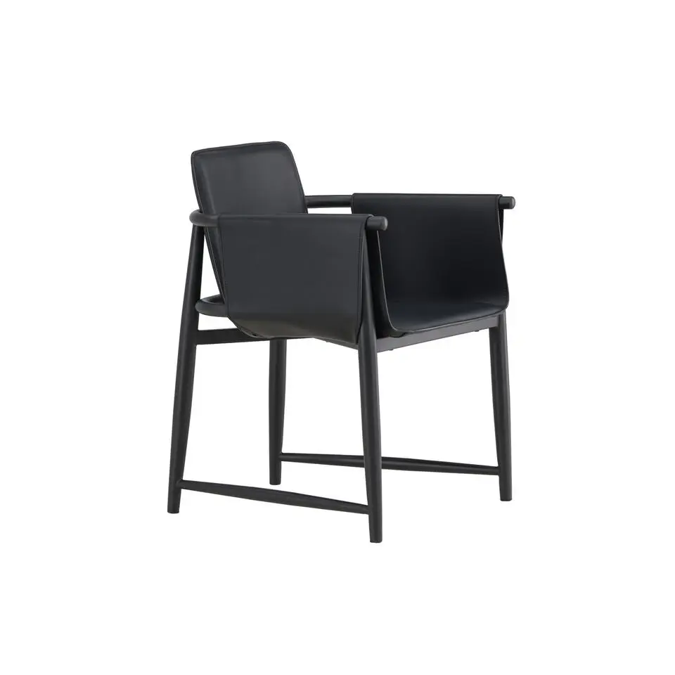 Fauteuil Zwart Metaal - 61x60x78cm - Bjäre
