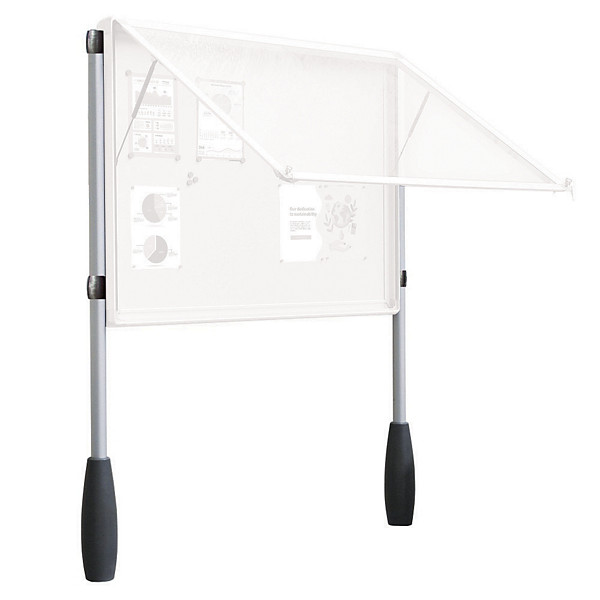 Jeu de 2 pieds pour vitrines Antarès 18 et 24 feuilles