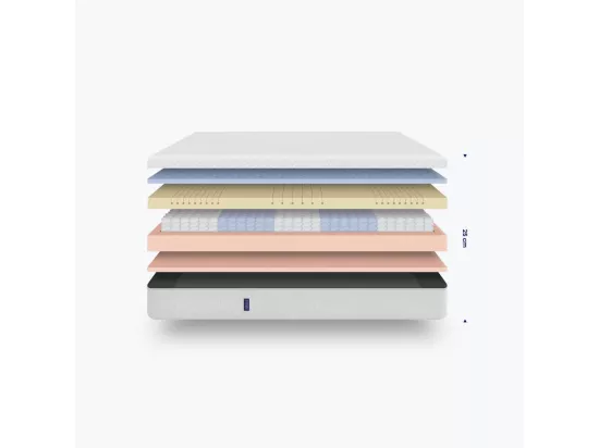 Matelas Hybride Original | Ép. 25 (cm) | Déhoussable | 140 x 190 (cm)