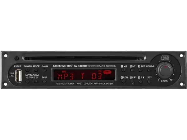 Monacor PA-1140RCD ELA-radio/CD-modul