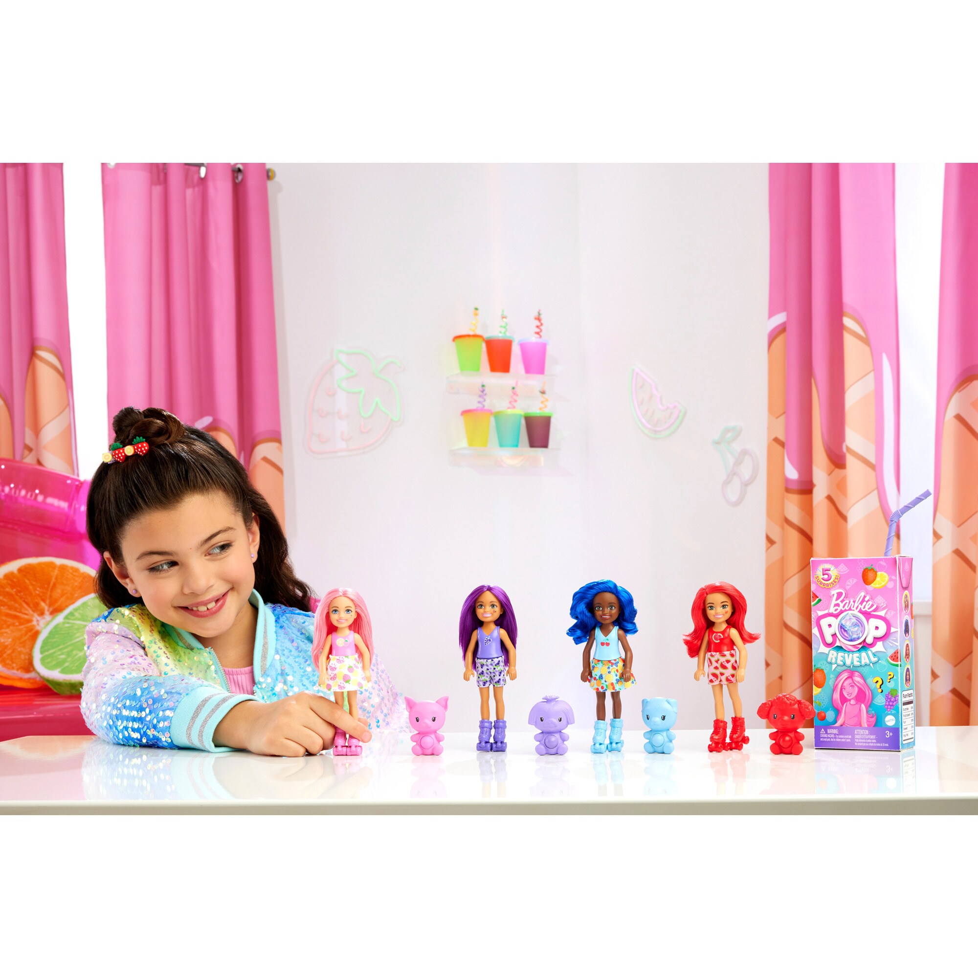 Mattel Puppe Barbie Pop! Reveal Chelsea Fruit Serie